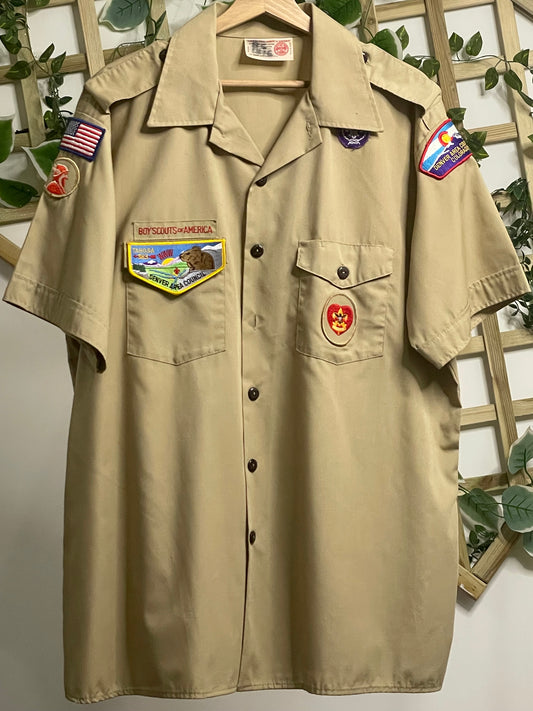 Camicia 80’s Boy Scouts of America tg XL