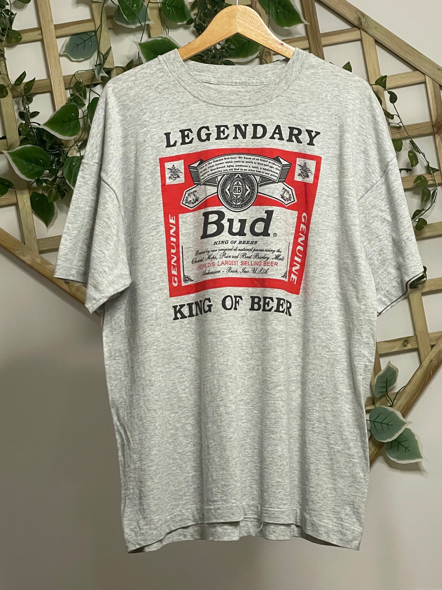 Budweiser single stitched t-shirt